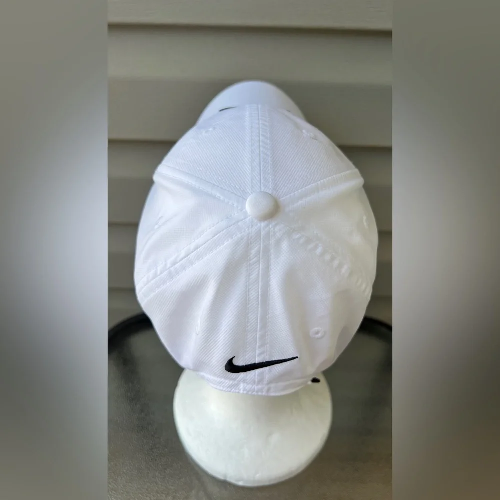 Nike Dri Fit Legacy 91 White Swoosh Logo Strap Back SO